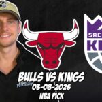 Chicago Bulls vs Sacramento Kings 3/8/26 NBA Free Picks & Prediction | NBA Betting Tips