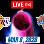 NBA LIVE! Los Angeles Lakers vs New York Knicks I March 8, 2026 | 2026 NBA Season Live 2K