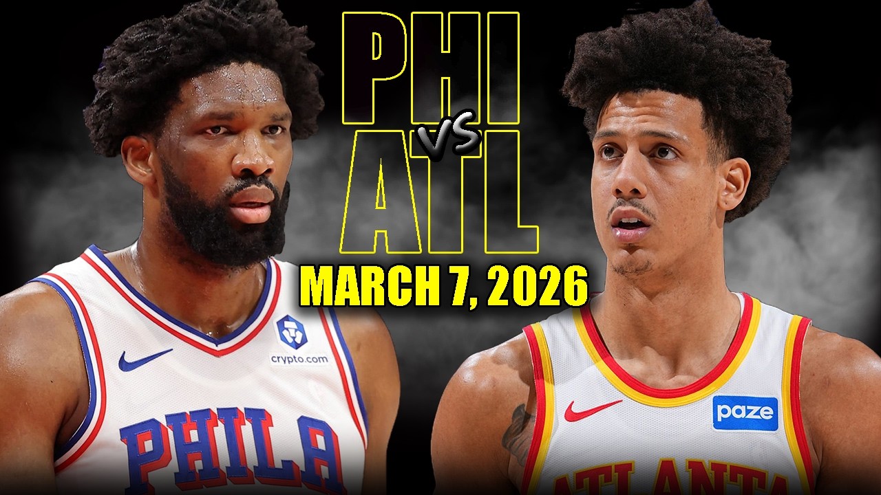Philadelphia 76ers vs Atlanta Hawks Full Game Highlights – March 7, 2026 | NBA Season