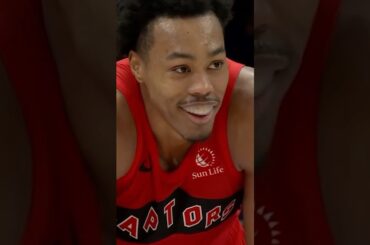 Scottie Barnes Gets a Laugh from Anthony Edwards 😂