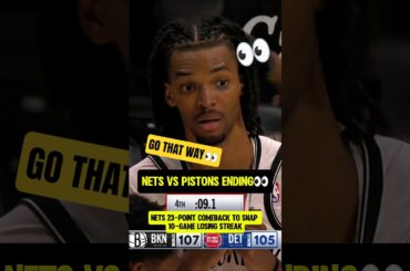 Nets with the most UNLIKELY Comeback😳