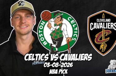 Boston Celtics vs Cleveland Cavaliers 3/8/26 NBA Free Picks & Prediction | NBA Betting Tips