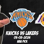New York Knicks vs Los Angeles Lakers 3/8/26 NBA Free Picks & Prediction | NBA Betting Tips