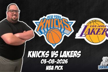 New York Knicks vs Los Angeles Lakers 3/8/26 NBA Free Picks & Prediction | NBA Betting Tips