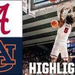 Alabama Crimson Tide vs. Auburn Tigers | Full Game Highlights | ESPN College Basketball