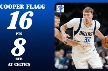 Cooper Flagg (16 PTS 8 REB) at Boston Celtics | March 6, 2026