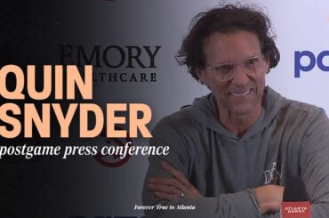 Hawks vs. 76ers Postgame Press Conference: Quin Snyder