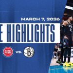 Detroit Pistons vs. Brooklyn Nets | GAME HIGHLIGHTS | 3.7.2026