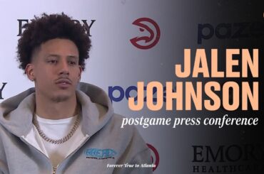 Hawks vs. 76ers Postgame Press Conference: Jalen Johnson