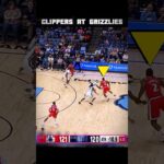 1 Point Game, Final 12.3 Seconds to Go…👀 Wild Ending Clippers at Grizzlies #nba #shorts