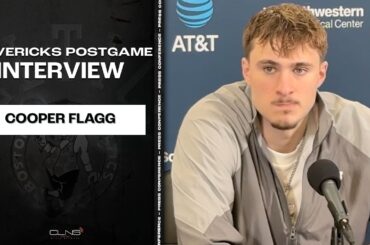 Cooper Flagg REACTS to First NBA Game in TD Garden | Celtics vs Mavericks Post Game