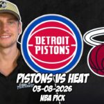 Detroit Pistons vs Miami Heat 3/8/26 NBA Free Picks & Prediction | NBA Betting Tips