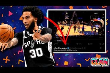 Julian Champagnie CALLS OUT Reporter