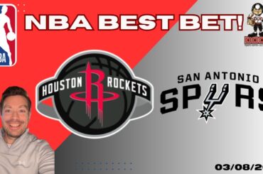 Houston Rockets vs San Antonio Spurs NBA Picks and Predictions Today | Nolan Patrick's Best NBA Bets