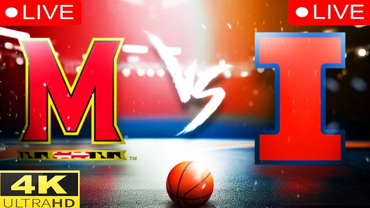 [LIVE] Illinois vs Maryland | Men’s College Basketball 2026 | LIVE 4K NCAA Basketball