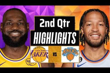 Los Angeles Lakers vs New York Knicks Full Game Highlights 2nd Qtr | Mar 8 | 2026 NBA Highlights