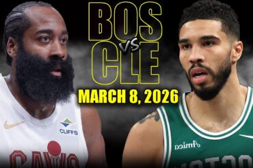 Boston Celtics vs Cleveland Cavaliers Full Game Highlights – March 8, 2026 | NBA Season