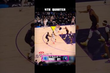 Bane Kept Scoring on Edwards in the 4th 👏 Magic at Wolves #nba #shorts