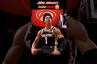 Jalen Johnson's 35 PTS & 10 REBS Lead Hawks to BIG Win🤯 | #nba #basketball