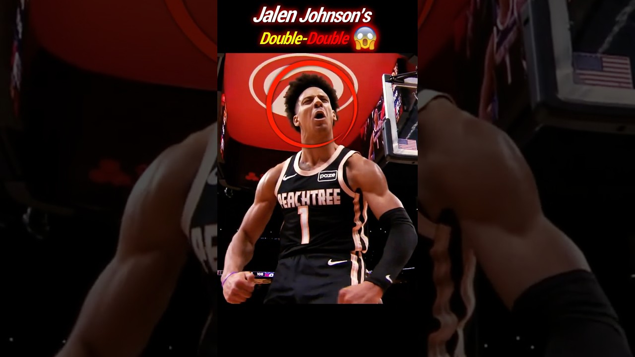 Jalen Johnson's 35 PTS & 10 REBS Lead Hawks to BIG Win🤯 | #nba #basketball