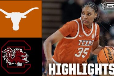 Texas Longhorns vs. South Carolina Gamecocks | SEC Championship Highlights | ESPN College Basketball
