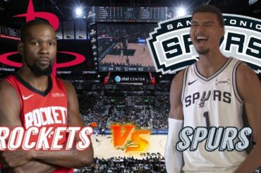 Houston Rockets vs San Antonio Spurs Live Play by Play & Scoreboard