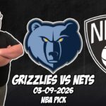 Memphis Grizzlies vs Brooklyn Nets 3/9/26 NBA Free Picks & Prediction | NBA Betting Tips