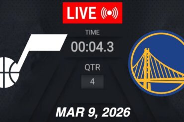 NBA LIVE! Golden State Warriors vs Utah Jazz | March 9, 2026 | 2026 NBA Season Live 2K