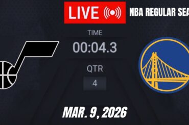 NBA LIVE! Golden State Warriors vs Utah Jazz  | March 9, 2026 Warriors vs Jazz | 2K26