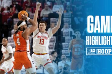 Illinois at Maryland | HIGHLIGHTS | Big Ten Men's Basketball | 03/08/26