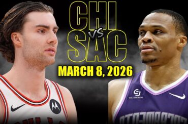 Chicago Bulls vs Sacramento Kings Full Game Highlights – March 8, 2026 | NBA Season