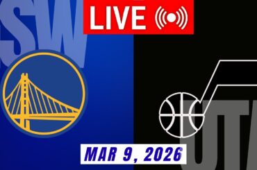 NBA LIVE!  Golden State Warriors vs Utah Jazz  | March 9, 2026 Warriors vs Jazz 2K Regular season