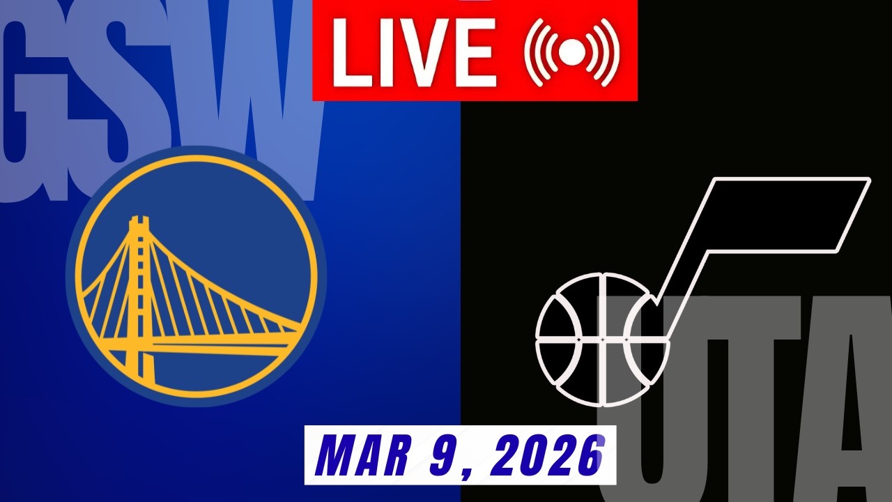 NBA LIVE!  Golden State Warriors vs Utah Jazz  | March 9, 2026 Warriors vs Jazz 2K Regular season