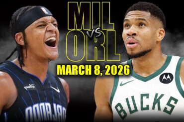 Milwaukee Bucks vs Orlando Magic Full Game Highlights – March 8, 2026 | NBA Season