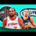 Houston Rockets vs San Antonio Spurs Regular Season Game 63 Preview And Predictions!!
