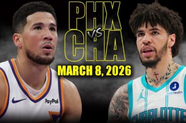 Phoenix Suns vs Charlotte Hornets Full Game Highlights – March 8, 2026 | NBA Season