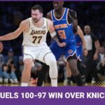 STRONG LAKERS DEFENSE Fuels 110-97 Win Vs. Knicks, Luka Scores 35, Reaves 25