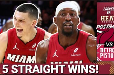 SURGING: Miami Heat Earn 5th Straight Win vs Pistons—Are They Ready to CLIMB the East Standings?