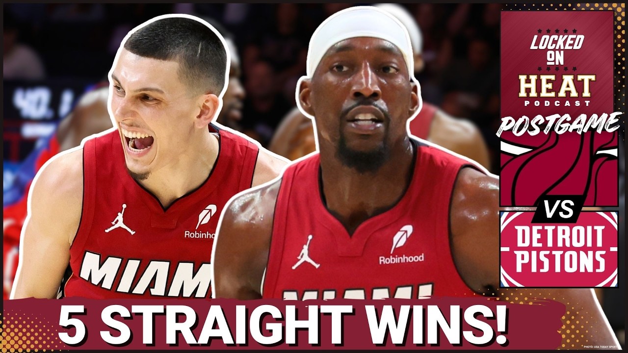 SURGING: Miami Heat Earn 5th Straight Win vs Pistons—Are They Ready to CLIMB the East Standings?