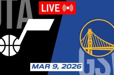 NBA LIVE! Golden State Warriors vs Utah Jazz | March 9, 2026 | 2026 NBA Season Live 2K