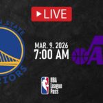 NBA LIVE! Golden State Warriors vs Utah Jazz | Mar. 9, 2026 | Jazz vs Warriors NBA LIVE 2K26