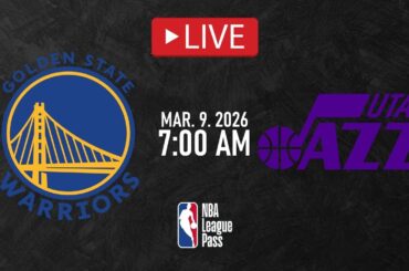 NBA LIVE! Golden State Warriors vs Utah Jazz | Mar. 9, 2026 | Jazz vs Warriors NBA LIVE 2K26