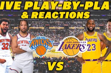 New York Knicks vs Los Angeles Lakers | Live Play-By-Play & Reactions