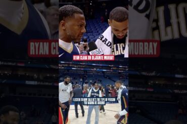 Ryan Clark on Dejounte Murray "A Real One" #pelicans #shorts
