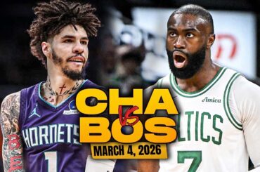 Charlotte Hornets vs Boston Celtics Full Game Highlights | Mar 4, 2026 | FreeDawkins