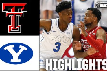 Texas Tech Red Raiders vs. BYU Cougars | Full Game Highlights | ESPN College Basketball