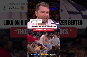 Luka’s not phased by his high-difficulty makes 💯