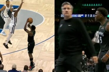 Anthony Edwards cooks in 4th and says "That's what I do" after deep 3 vs Grizzlies