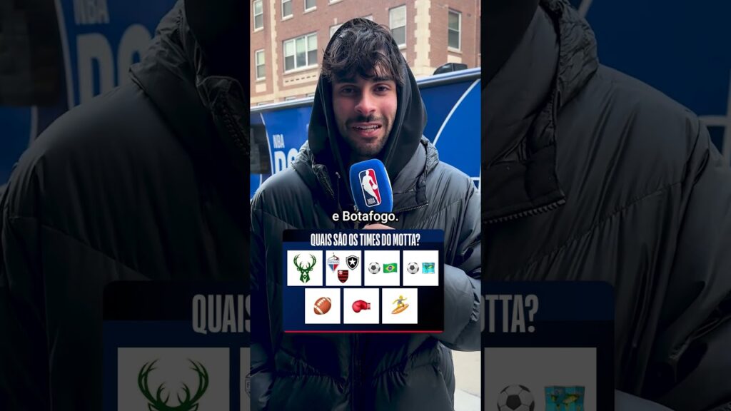 OS TIMES DE FELIPE MOTTA! 👀 Comenta aí se você torce pra algum desses times! 🗣️ #NBA #Bucks #shorts