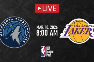 NBA LIVE! Los Angeles Lakers vs Minnesota Timberwolves | Mar. 10, 2026 | Wolves vs Lakers NBA 2K26